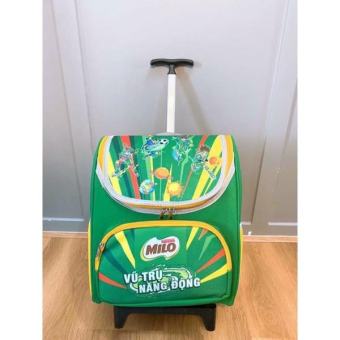 Balo Kéo Cho Bé hkm MILO - Balo 2in1 Cần Kéo Có Thể Tháo Rời Dành Cho Bé Tiểu Học