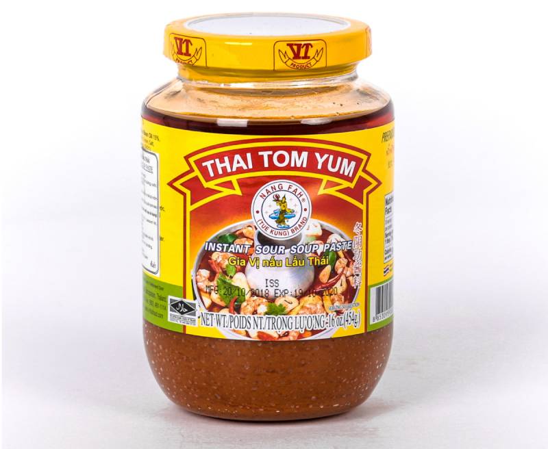 Sốt gia vị nấu lẩu Thái Lan MADAM PUM 454g tôm chua cay Thai Tom Yum paste