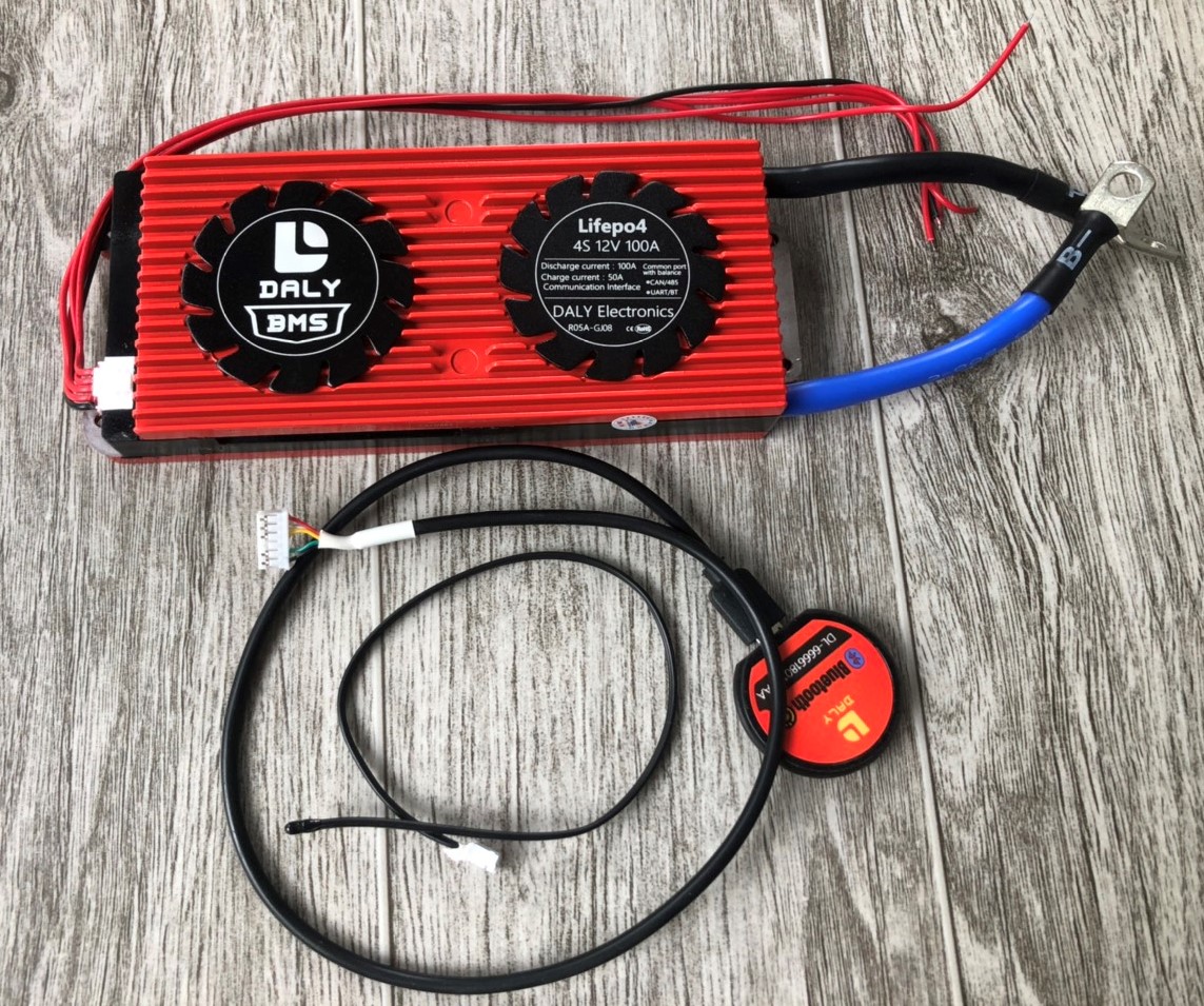 Smart bms 4s 12v 100ah (mạch sạc/xả bms có giám sát bluetooth, rs485, can/bus daly)