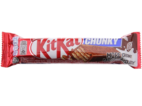 Bánh xốp phủ socola Kitkat Chunky gói 38g thanh - Cocoa Nestle