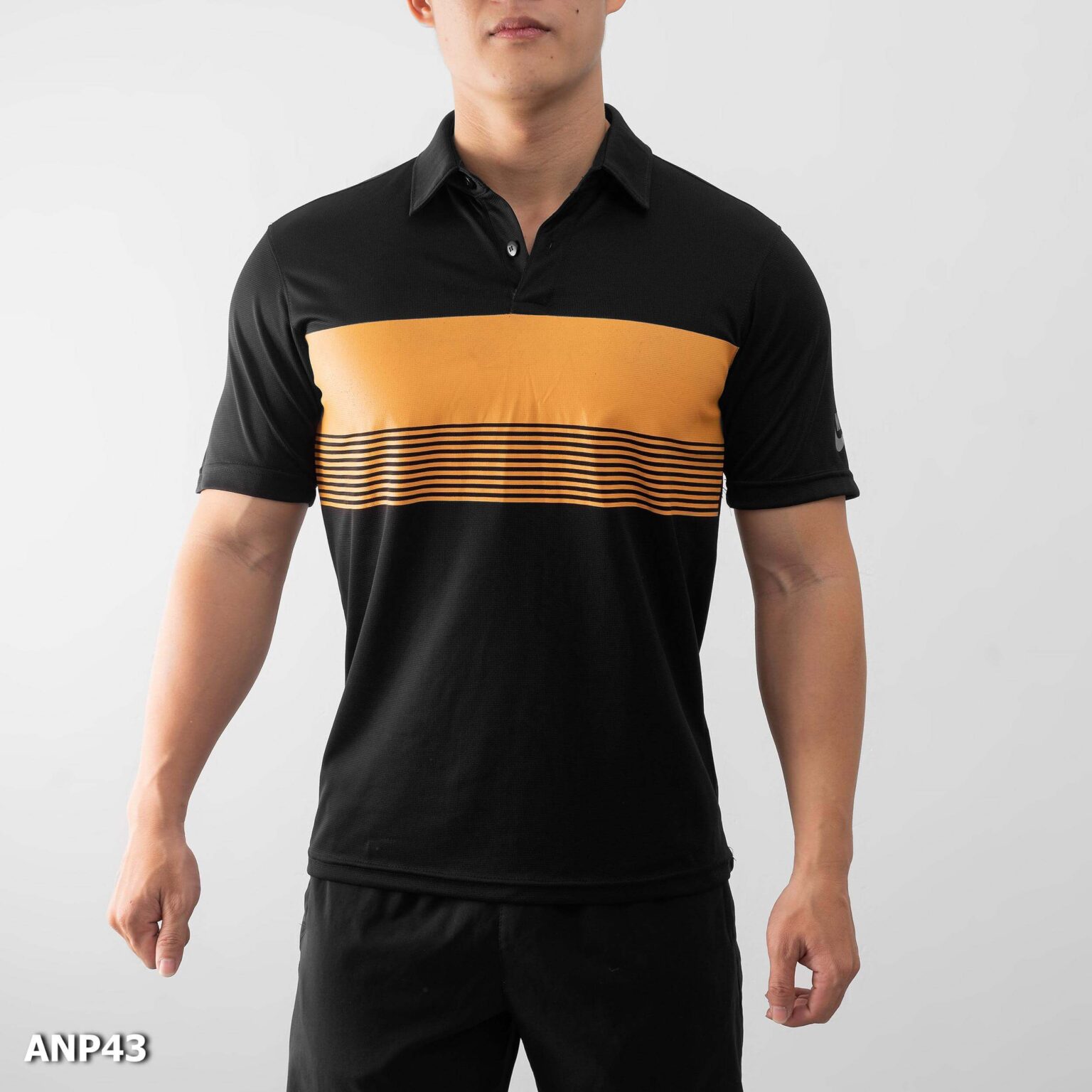 ANP43 Áo thun nam cổ bẻ in logo thời trang thể thao xk năng động thanh lịch