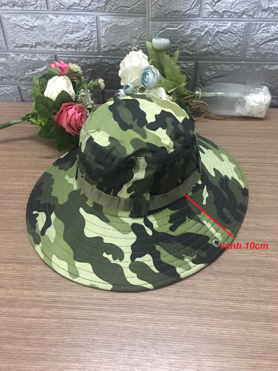 Mũ tai bèo Rằn ri