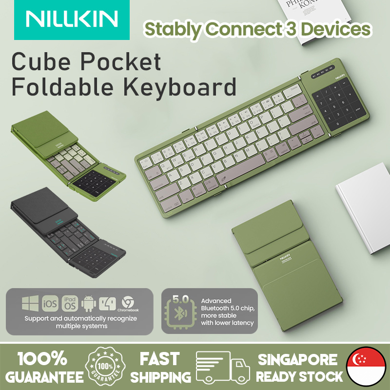Nillkin Cube Pocket Keyboard Foldable Bluetooth Ke...