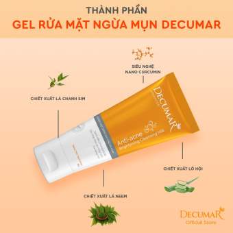 Sữa Rửa Mặt DECUMAR 100G (Tube)