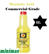 Muriatic Acid Cleaning Commercial Grade 1L