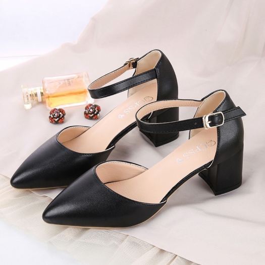 ▪❦  Giày Cao Gót Mũi Nhọn Phối Dây SANDAL Cao 5cm (kèm video hàng đẹp) A8