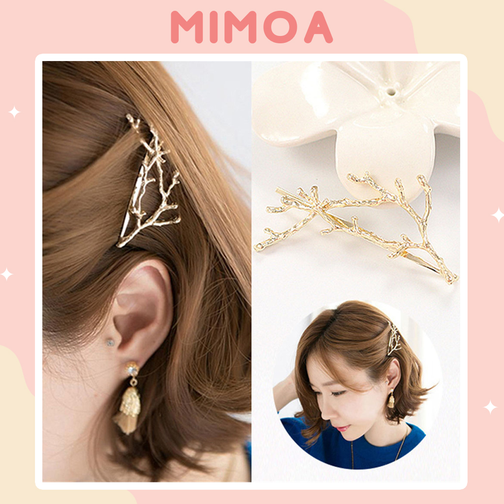 Kẹp tóc nhành cây xinh style Hàn Quốc