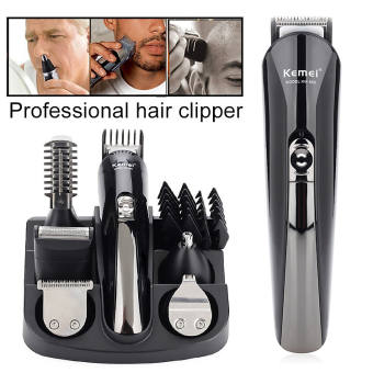 Tông đơ cắt tóc chuyên nghiệp đa năng 6 chức năng Kemei KM- 600, tong đơ cắt tóc, cạo râu, tỉa lông mũi cao cấp, hớt tóc trẻ em, người lớn, không dây