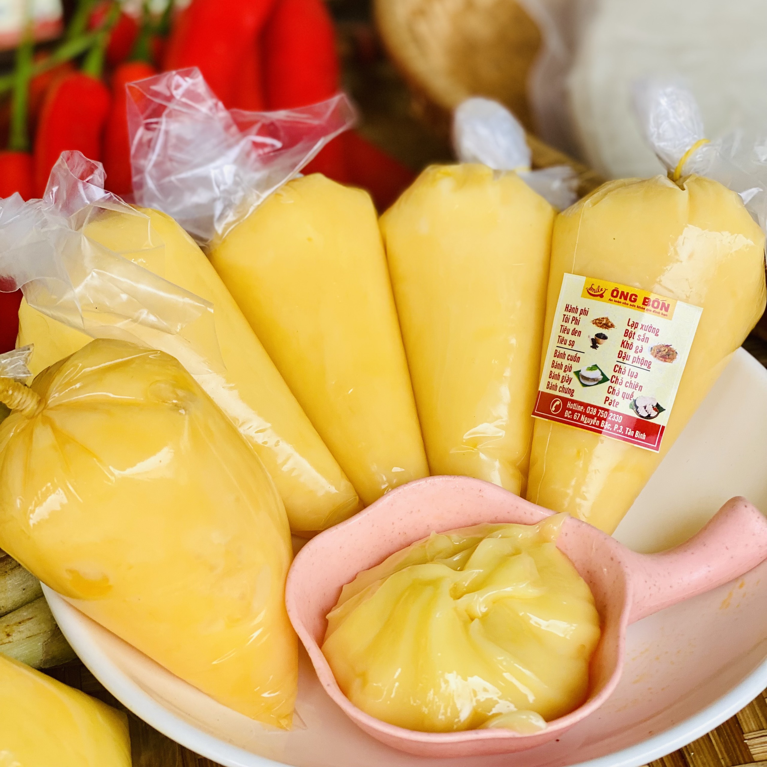 Bơ vàng ông bốn - trứng nhiều, mới mỗi ngày - ăn kèm bánh mì, bánh tráng