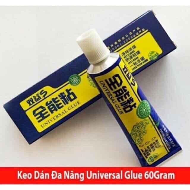 Keo gián đa năng universal glue 60gr, keo đa năng siêu nhiều siêu dính