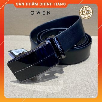 OWEN - Thắt lưng nam Owen - dây lưng da bò màu đen 221354