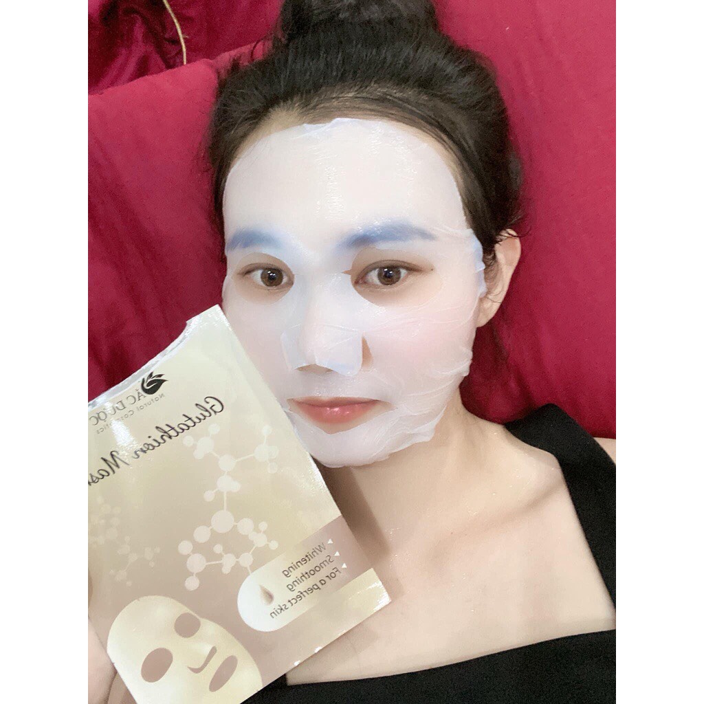 Mặt nạ nhau thai cừu, mặt nạ giấy dưỡng ẩm dưỡng trắng trắng da cấp ẩm chống lão hóa sắc dược