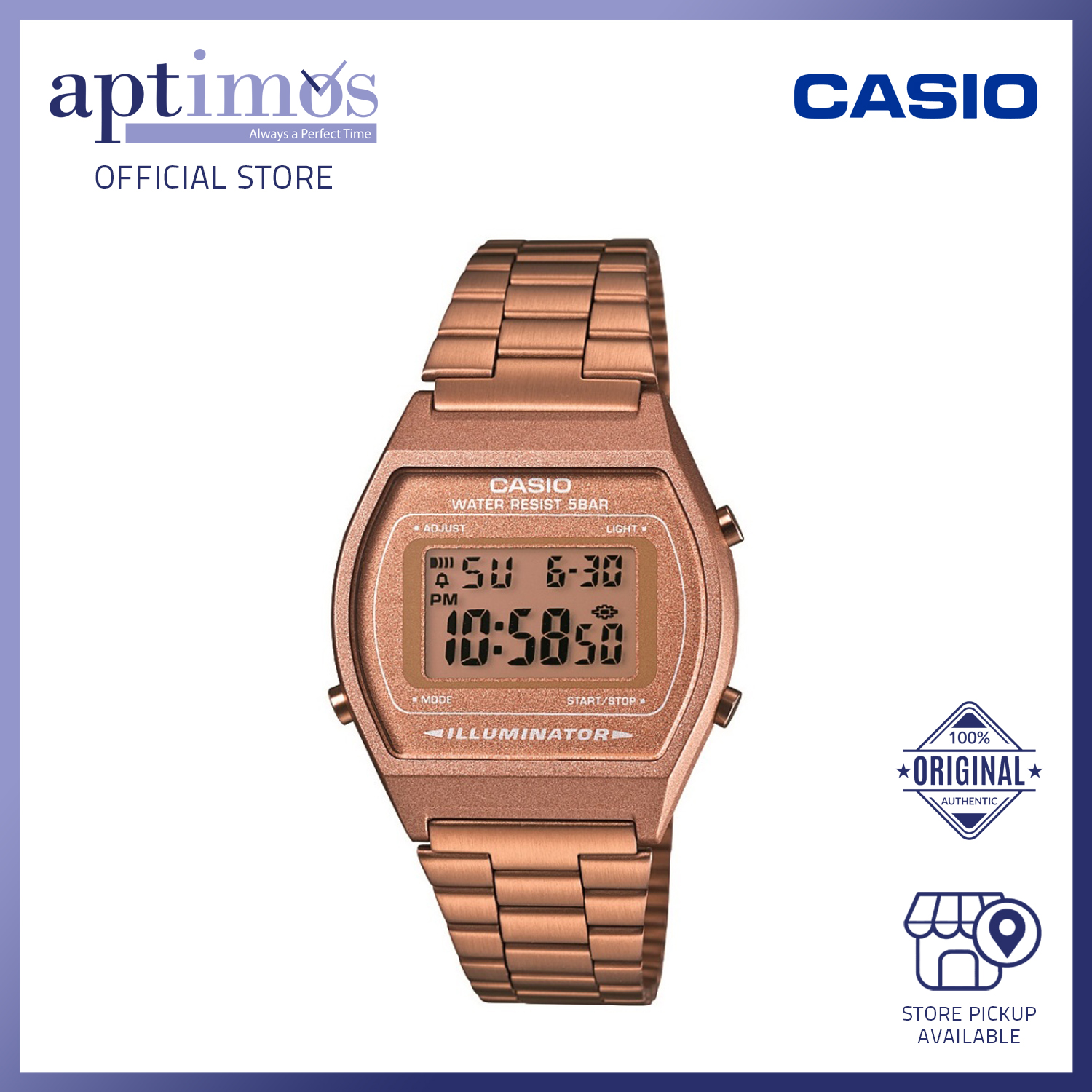 Casio vintage rose gold on sale original