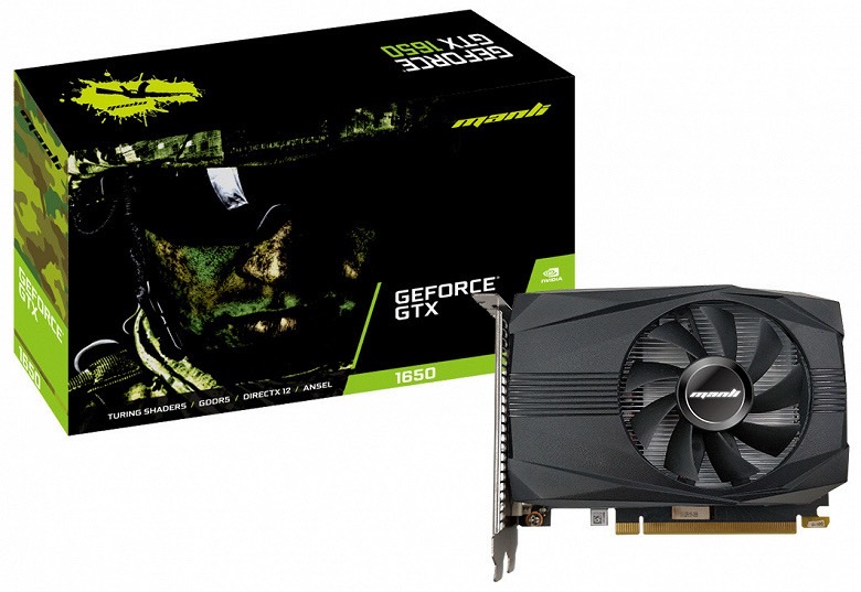 MANLI GeForce® GTX 1650 4G DDR6 ราคา 11,500 บาท*ส่งฟรี
