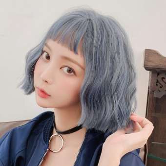 Tóc Giả TSE Cho Nữ, Dụng Cụ Uốn Cong Thời Trang & Xu Hướng Hàn Quốc Và Nhật Bản Tóc Giả Xoăn Ngắn, 25CM D3088