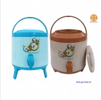 Bình giữ nhiệt nóng lạnh Việt Nhật có vòi. Dung tích 6L, 8L, 10L. Giữ nhiệt 3 lớp đến 24h (QK-405)