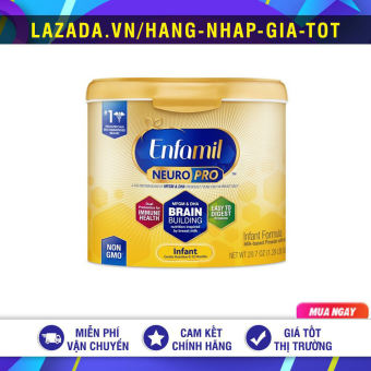 SỮA BỘT MỸ ENFAMIL NEURO PRO 587G CHO BÉ 0-12 THÁNG - DATE 10.2024