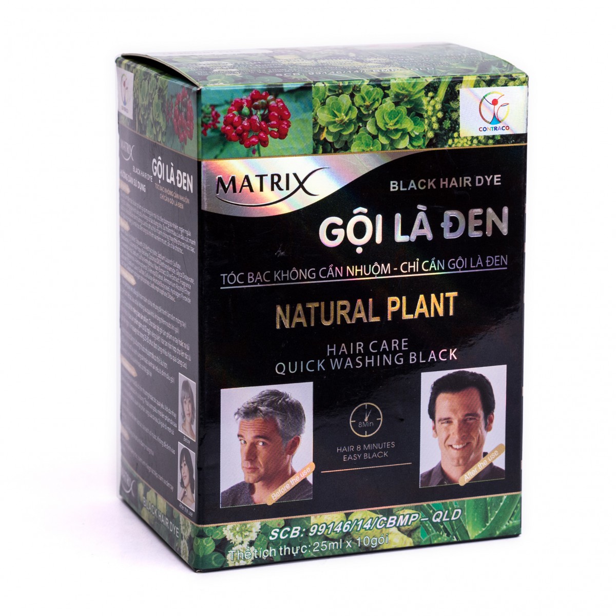 Dầu gội làm đen tóc Matrix Gội là đen