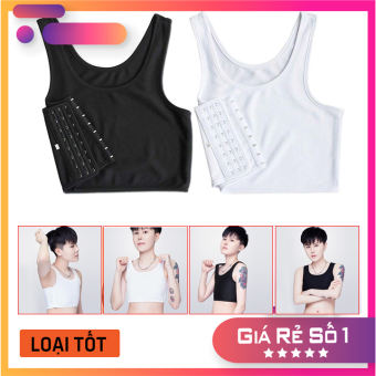 Áo nịt ngực tomboy Sb Trans ba lỗ ngắn móc gài giá rẻ