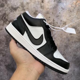 FREE SHIP Giày JORDAN 1 low black white giày sneaker jodan jd 1 đen trắng thấp cổ giày thể thao hot tr
