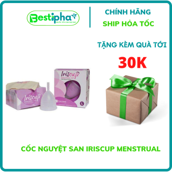 Cốc nguyệt san Iriscup Menstrual 100% silicon