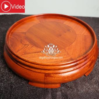 Kỷ tròn-Đôn tròn gỗ-Đế bát hương gỗ hương đế bát hương cao 6cm mặt 12 đến 30