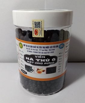 Viên hà thủ ô mật ong rừng hộp 500gr