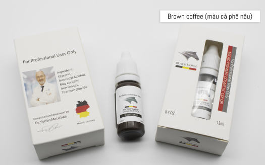 Mực Phun Xăm Black Horse 12 ml Của Đức - 28 Màu Đầy Đủ