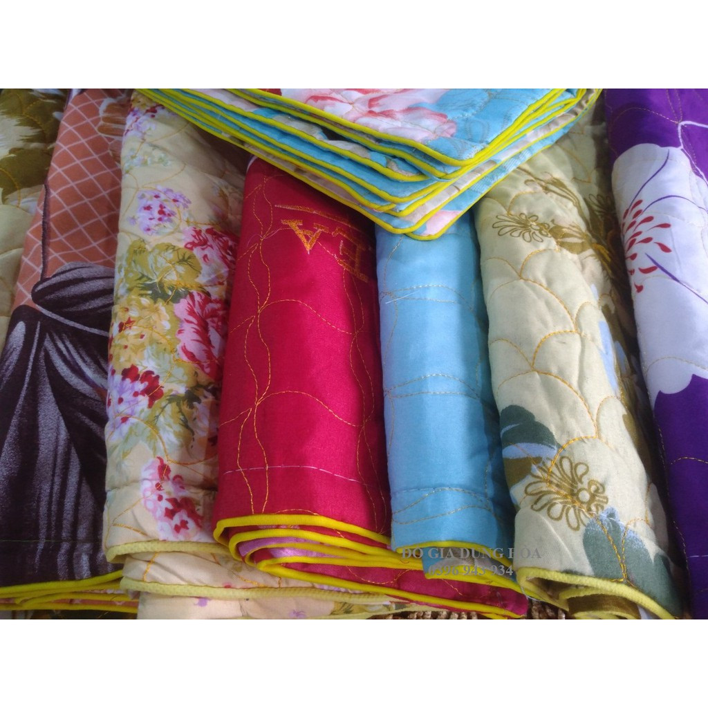 Vỏ gối nằm 40 x 60 cm chần bông, may viền
