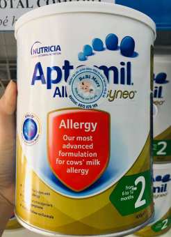 Sữa Aptamil AllerPro Syneo số 2 dành cho bé dị ứng hộp 900gr