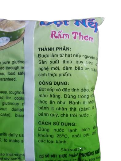 1 Kg Bột Nếp Rấm Thơm (bột mịn) 2 túi