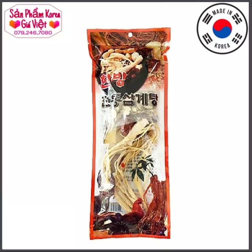 Gói dược thảo rễ hồng sâm khô korea 100g/gói