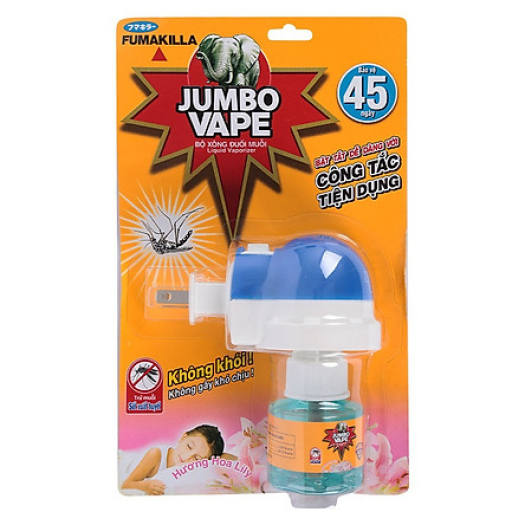 Bộ xông đuổi muỗi Jumbo 120g