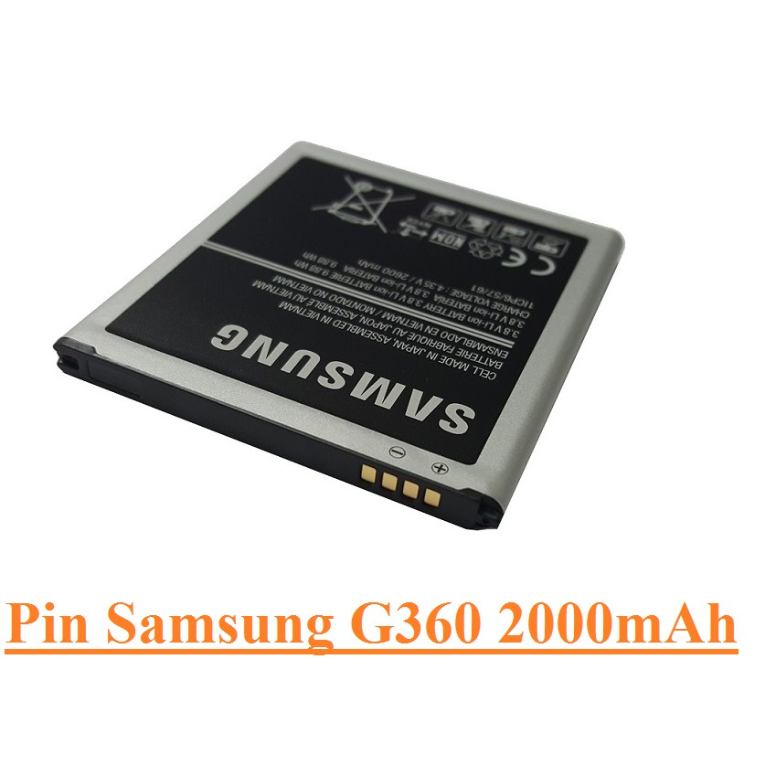Pin samsung galaxy j2 2015 / core prime g360 bảo hành đổi mới