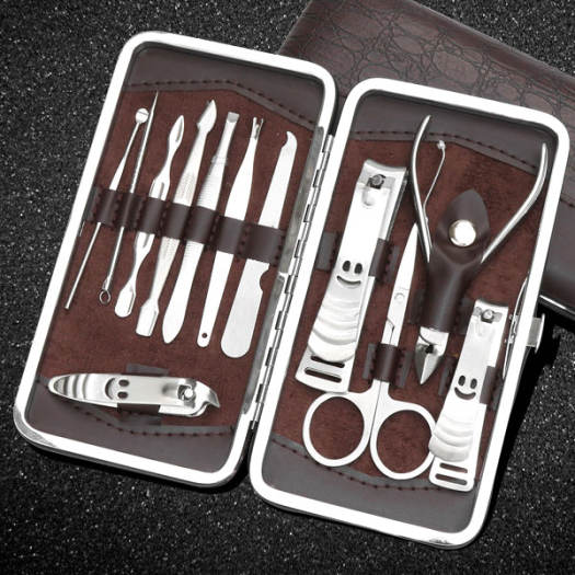 Bộ bấm móng tay 12 món USA Bộ Dụng Cụ Bấm Móng Tay Của Nhật Cao Cấp 12 Món Thép Không Gỉ Giúp Các Bạn Gái Chăm Sóc, Bảo Vệ Móng.