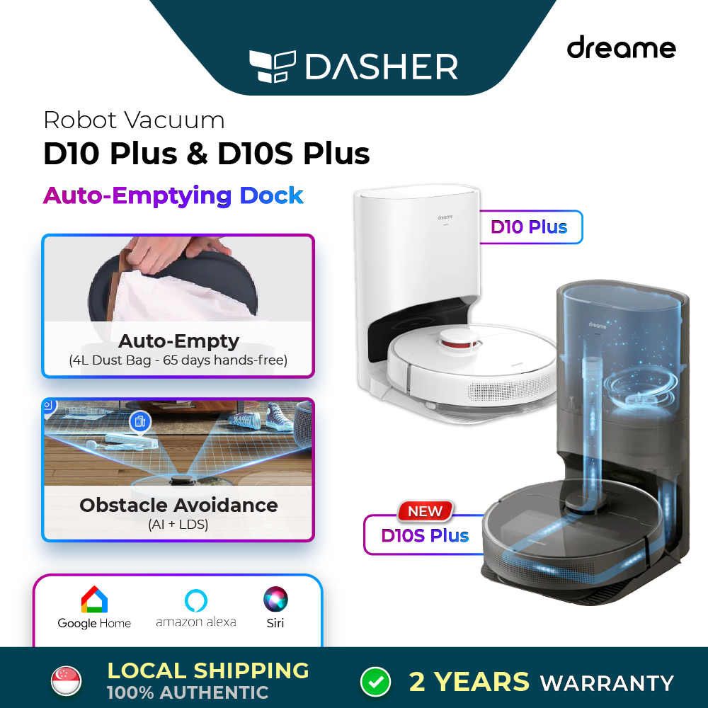 Dreame Bot D10 Plus - Best Price in Singapore - Jan 2024