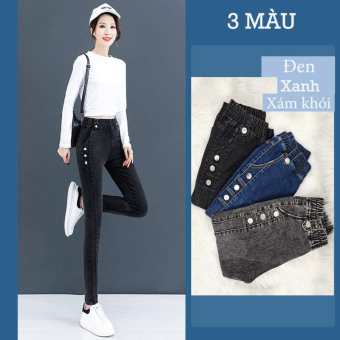 Quần Jeans Bò Cạp Chun. Quần Bò Jeans Nữ. Quần Jeans Bò