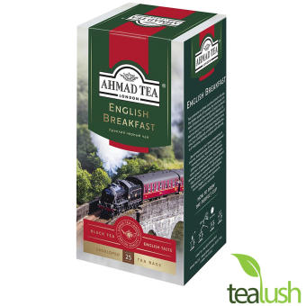 TRÀ AHMAD ENGLISH BREAKFAST - Trà đen truyền thống 25 gói x 2g