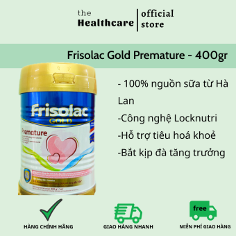 Sữa bột Frisolac Gold Premature lon 400gr