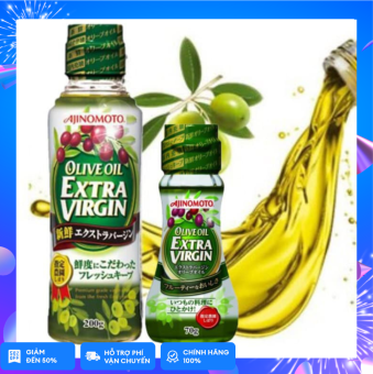 Dầu Oliu Cho Bé, Dầu Oliu Nguyên Chất AJINOMOTO Nhật Bản 70g Bổ Sung OMEGA Vitamin Tốt Cho Người Già Trẻ Em Date 2023