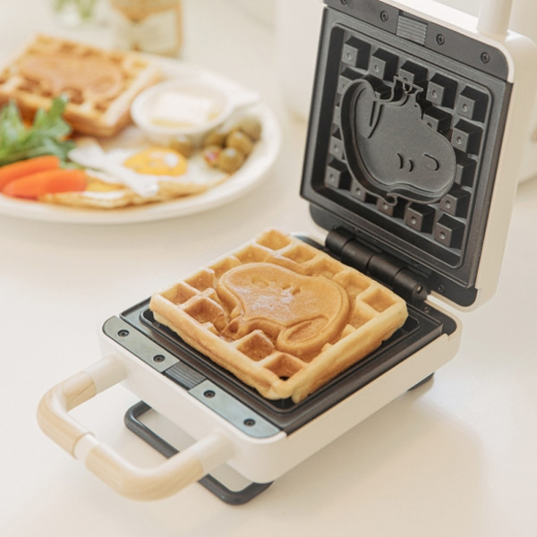 waffle iron with reversible plates
