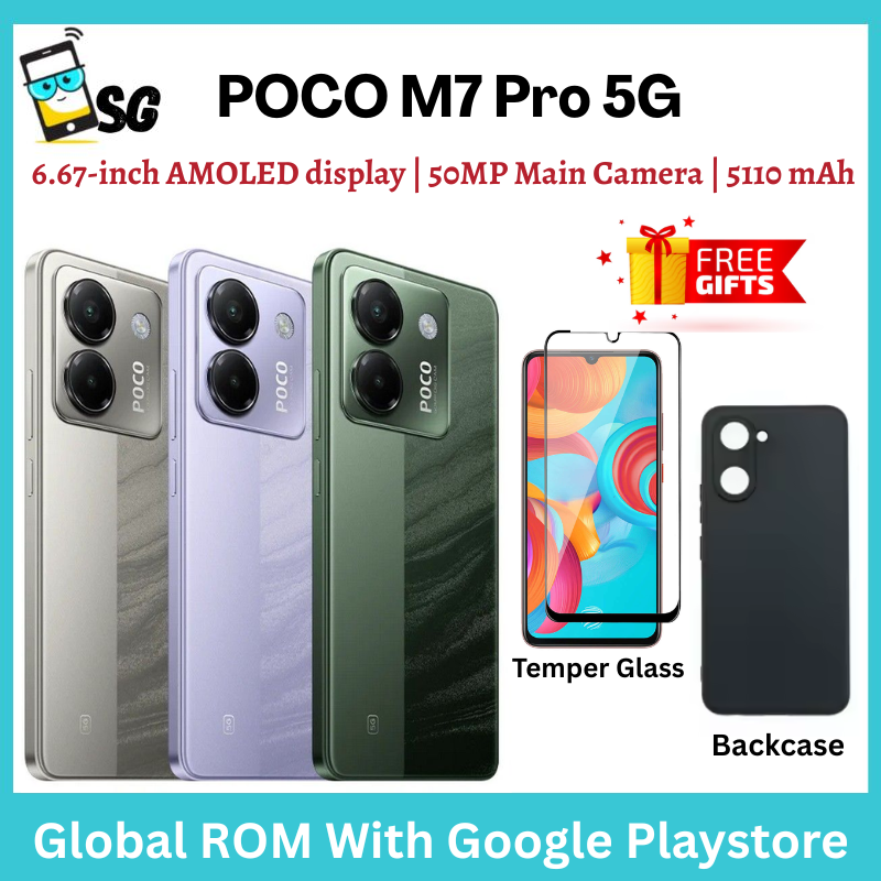Poco M7 Pro 5G - 12Gb Ram 256Gb Storage Dimensity 7025-Ultra Local