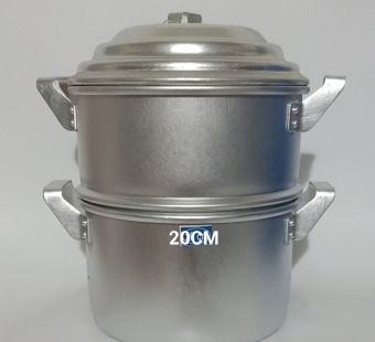 Nồi hấp đa năng bằng nhôm loại hấp được 1kg gạo nếp