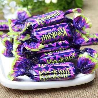 Kẹo Tím Krokant Socola Hạnh Nhân Nga Gói 500G