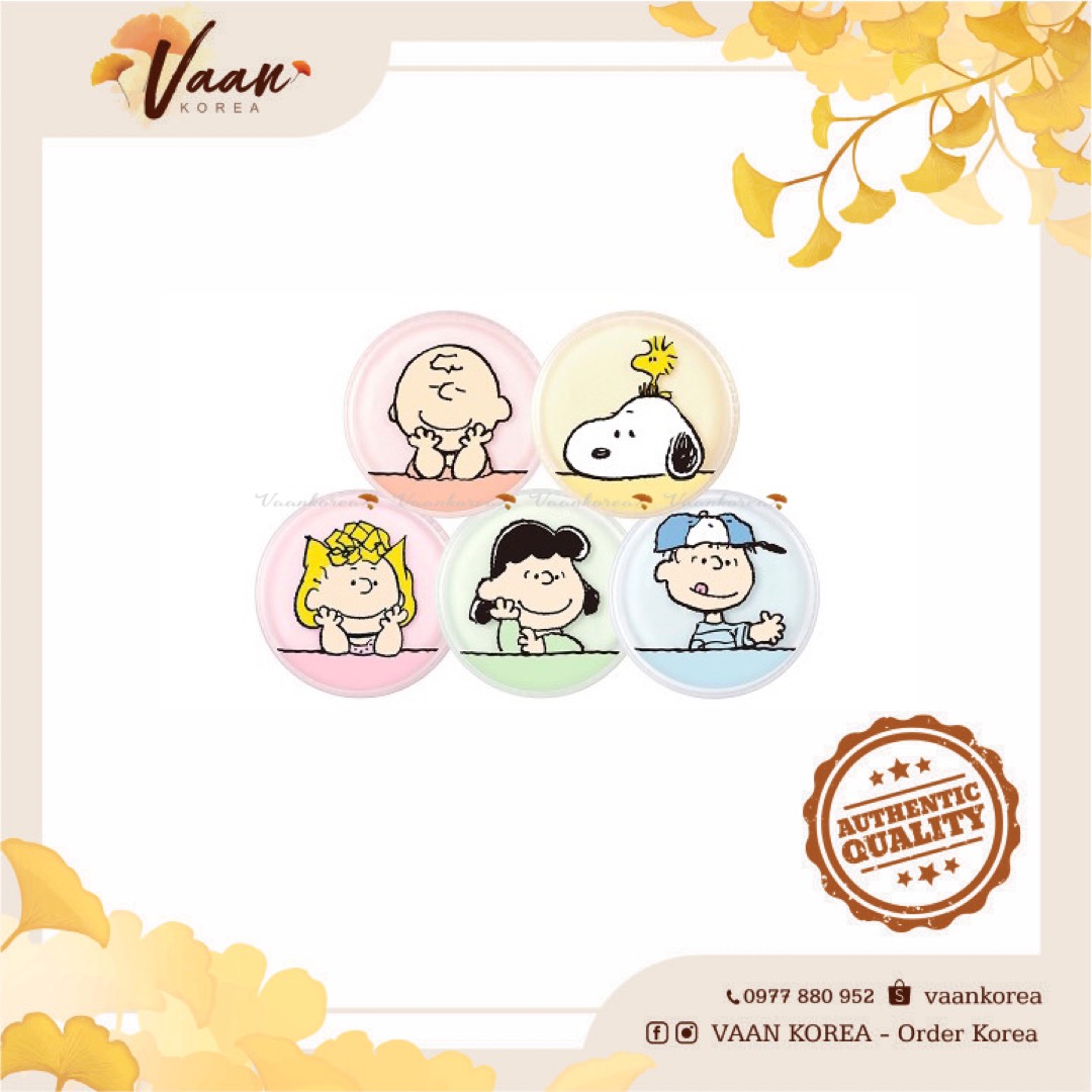 Phấn phủ kiềm dầu Innisfree No Sebum x Peanuts