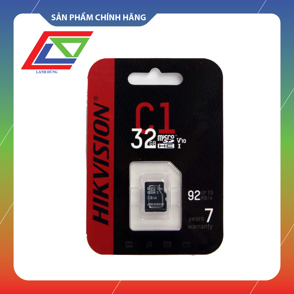 Thẻ nhớ micro sd hikvision hs-tf-c1/32g - hàng chính hãng