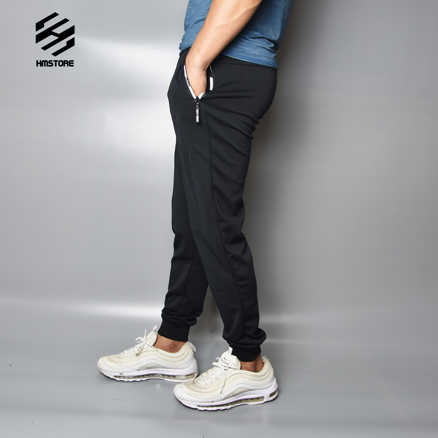 Quần Jogger thể thao nam mã[Q02] chất thun Poly 2 da cao cấp.