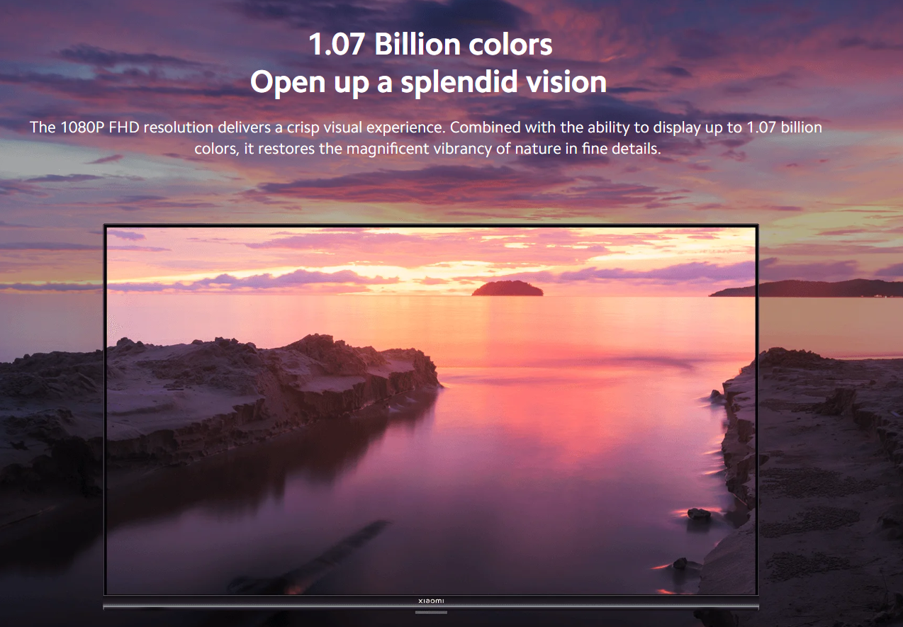 Televisor inteligente Xiaomi TV 32/43/55/65/75 pulgadas 4K UHD (set local) + 3 años de garantía local