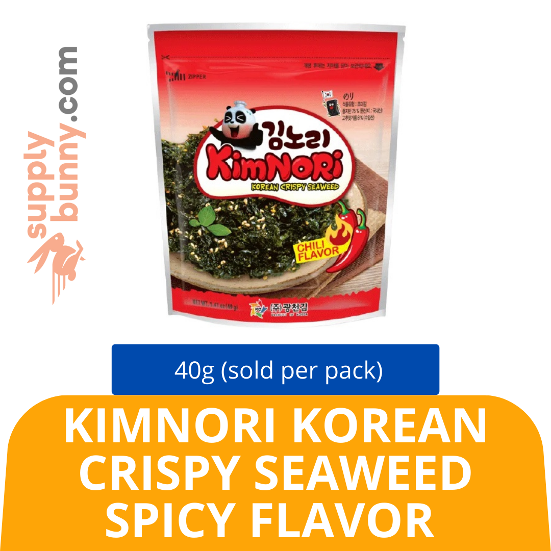 Kimnori Korean Crispy Seaweed Chili Flavor 40g (sold per pack) Mix SKU: 8809275380693