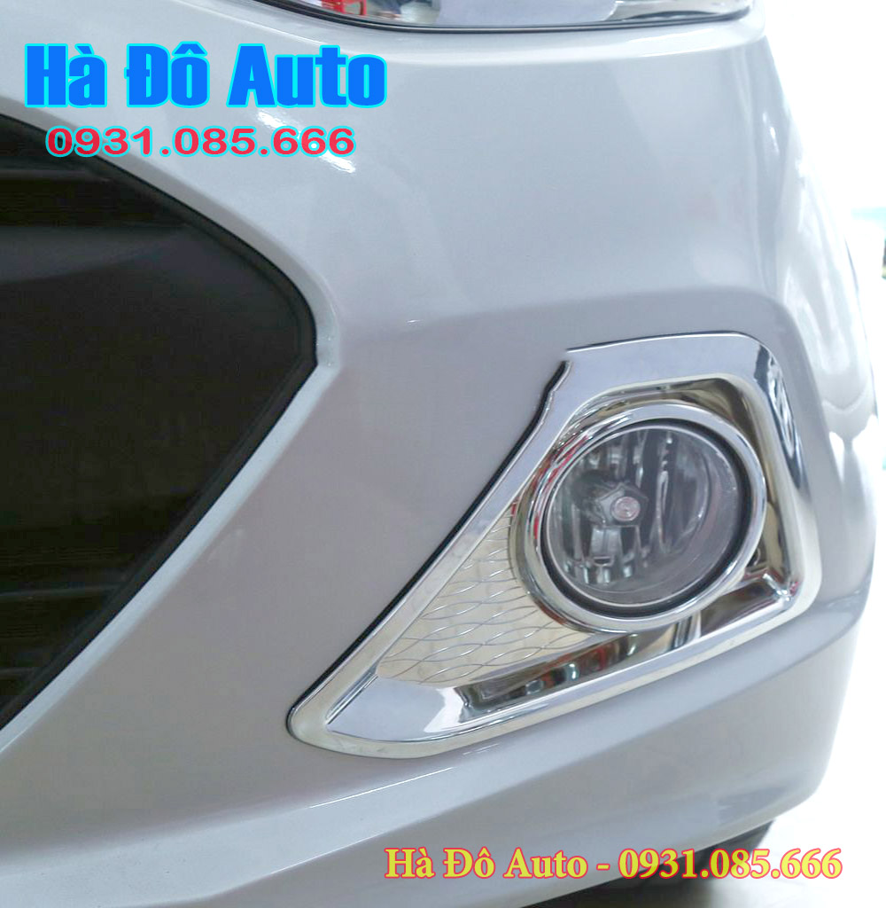 Ốp viền đèn gầm trước huyndai i10 2014 2015 2016 bản hatback - viền đèn gầm trước i10 2014 2015 2016